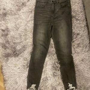 Abercrombie super skinny ankle high rise jeans